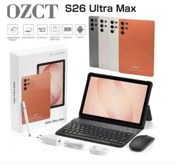БЕПУЛ Доставка, Планшет Android Planshet OZST 17 Max/ S26ultra Max