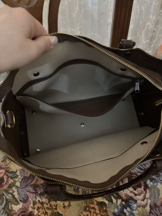 Кожанная женская сумка