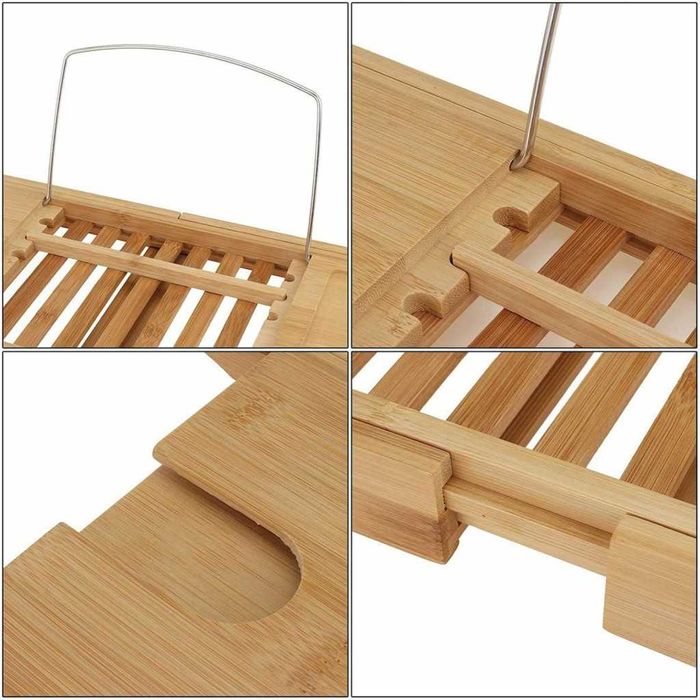 Бамбукова масичка за вана