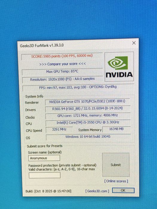 Мощный игровой компьютер RTX 2060 аналог