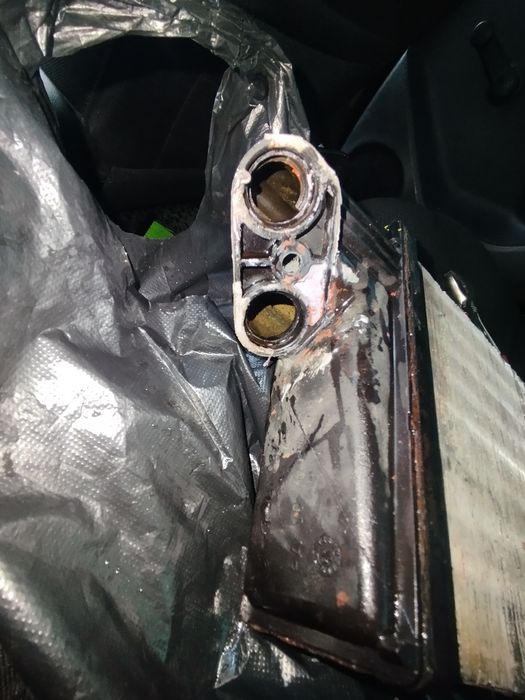 Промывка радиатора печки