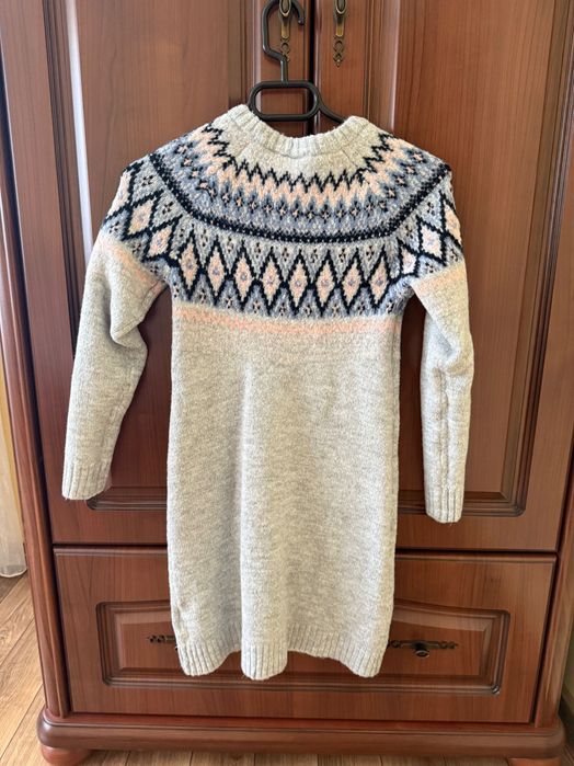 Детска вълнена рокля, размер 146-152