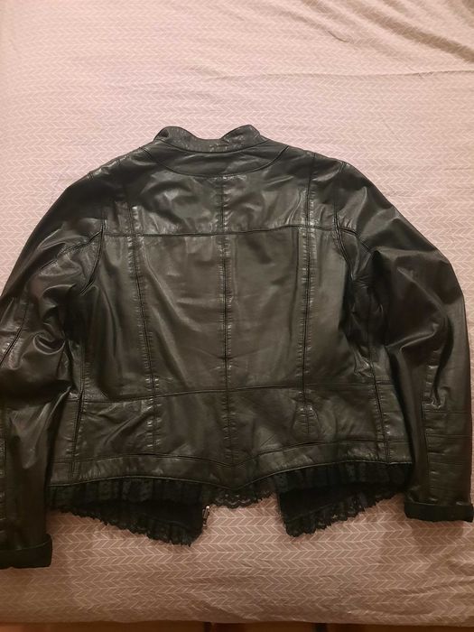 Куртка кожаная двухстороняяя