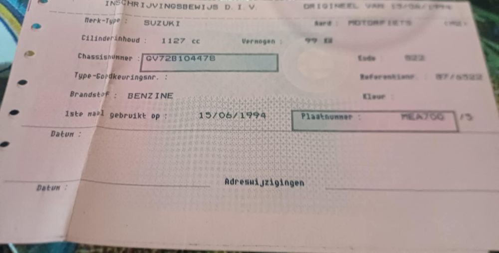 Сузики  Хонда със документи