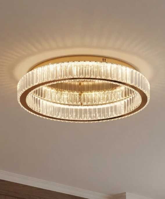 Lustra / Aplica de tavan rotundă creativa si moderna din cristal 60 cm