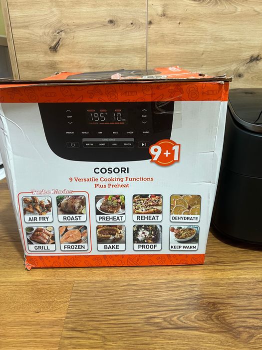 Air Fryer Cosori TurboBlaze 6L Еър фрайър ЧИСТО НОВ