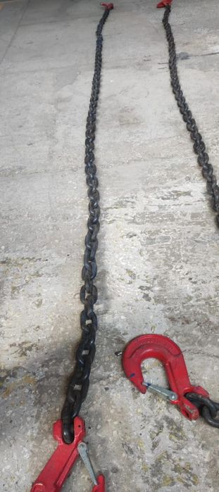 Цепи с крюками новые
