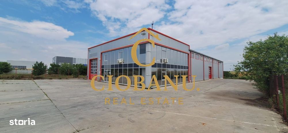 Hală industrială de vânzare / închiriere – 1.120 mp | Pielesti
