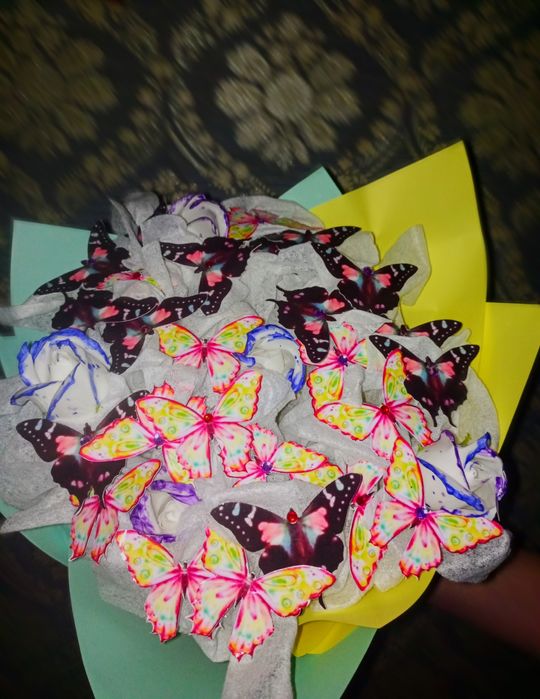 Букеты с бабочками