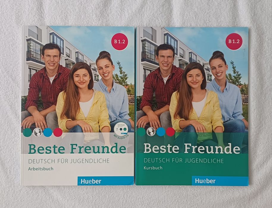 Учебници и тетрадки по немски Beste Freunde + подарък Genial