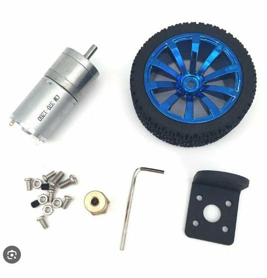 Мотор+Колесо пара 370 12V 620RPM