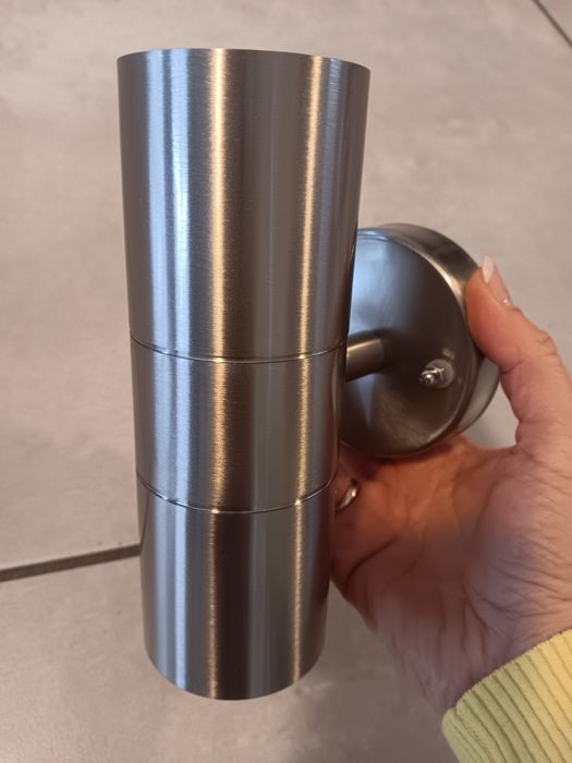 външна лампа за стенен монтаж, аплик, GU10, 2 х 18W, IP44, Германия