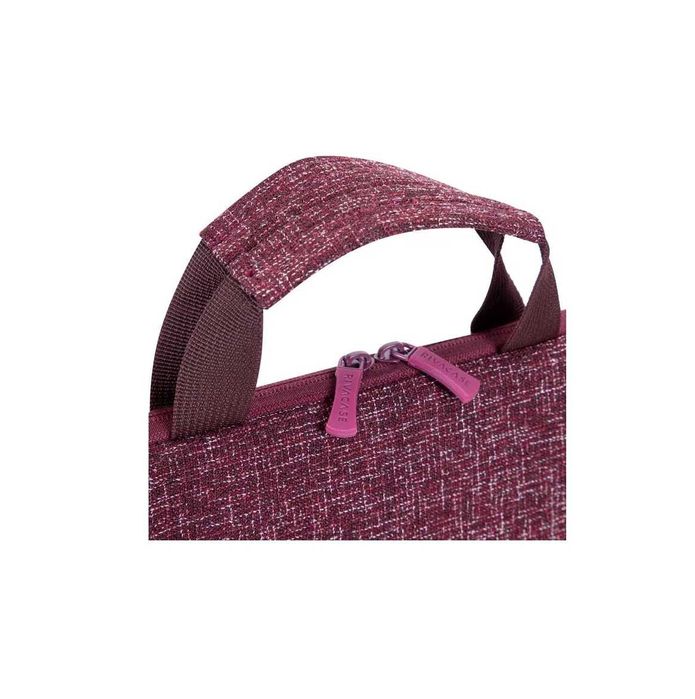 ^ RIVACASE 7913 burgundy red 13.3" Laptop sleeve 13.3" with handles