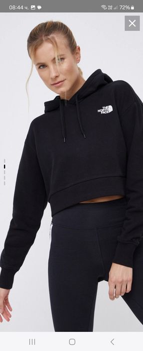 Къс суичър The North Face размер XS