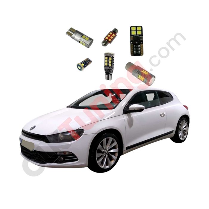 Pachet becuri led leduri pt iluminare interior Volkswagen Scirocco