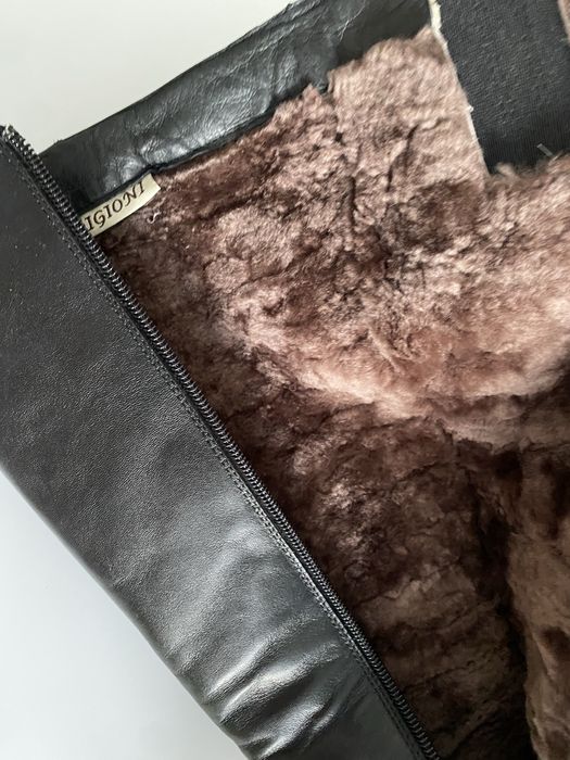 Продам сапоги натуральные кожаные