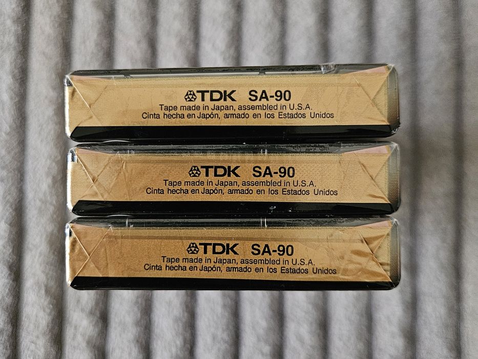 3 Casete Audio TDK SA90 Japan