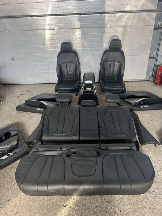 Interior piele negru scaune bancheta bmw x5 G05 2020