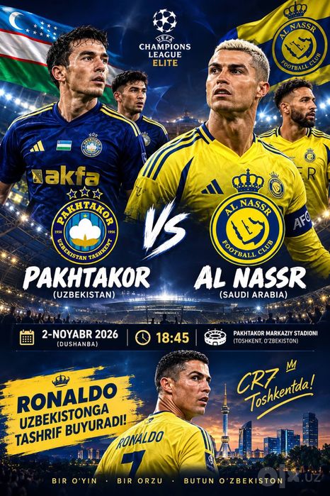 Paxtakor Al Nassr 250 ming