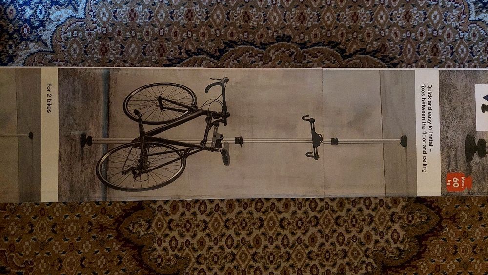 Suport telescopic pentru depozitare biciclete