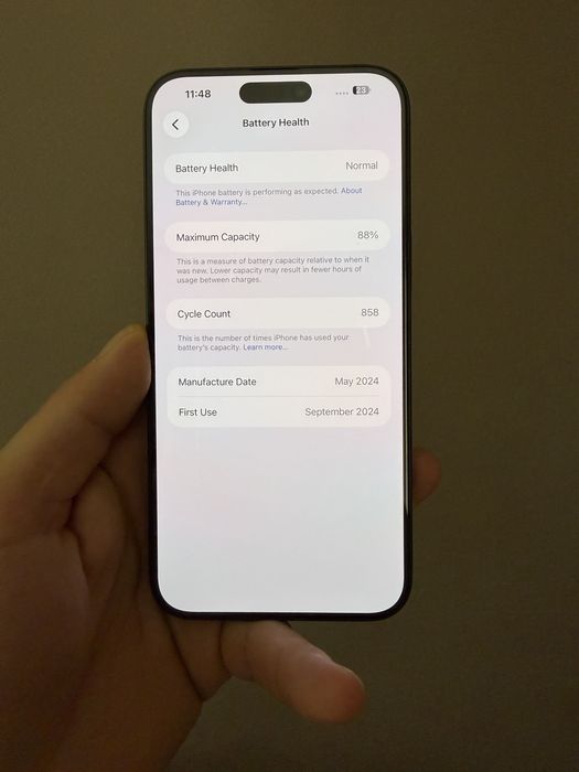 Vand iPhone 15 pro max 256 gb Blue Titanium