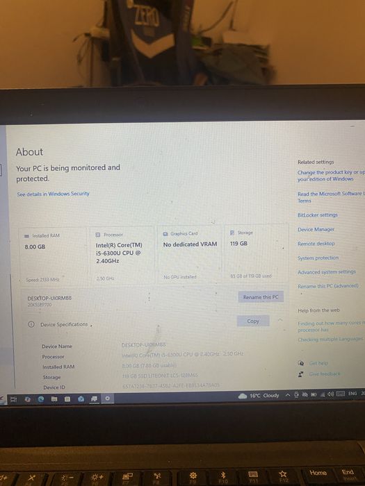 laptop lenovo thinkpad x270