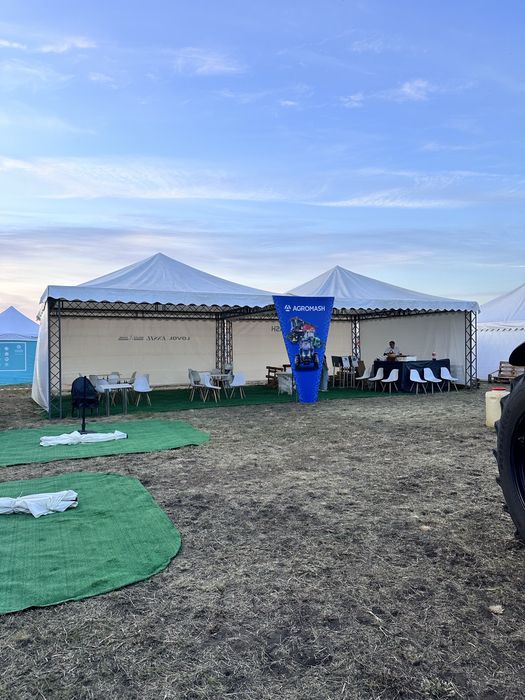 Шатер, столы, стулья, посуда в аренду