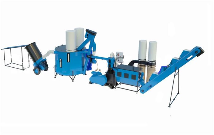 Linie de brichetat start-up