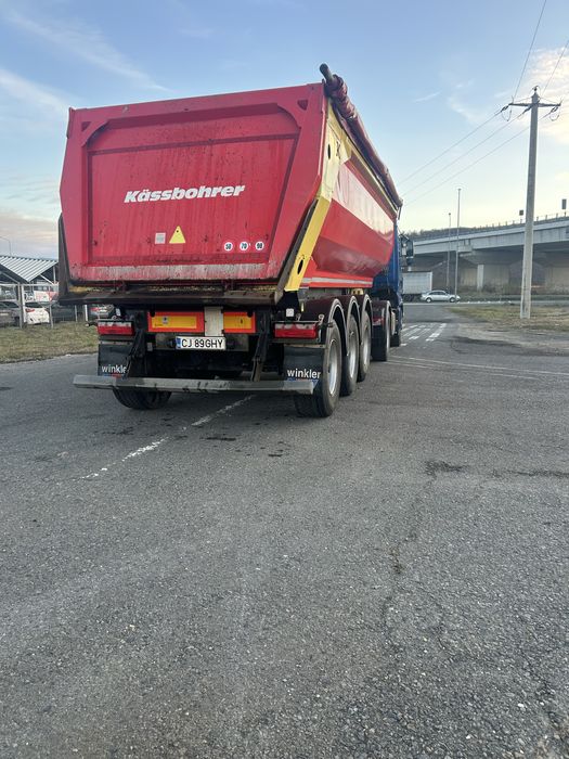 MAN TGX 18.540 4x4 an 2013 Hidro Semiremorca basculabila Kassbohrer