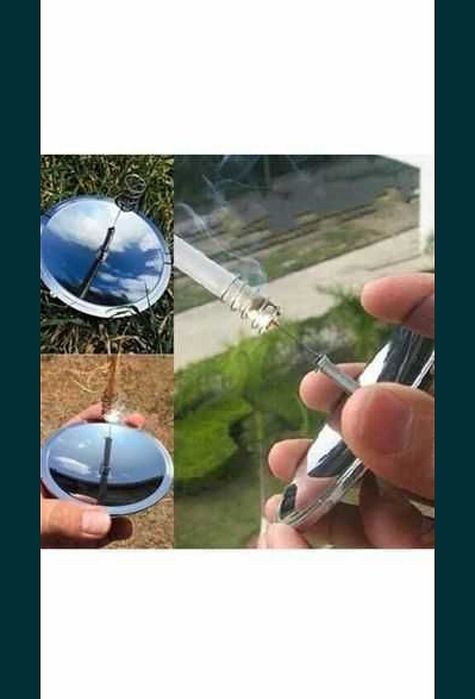 Солнечная зеркальная зажигалка