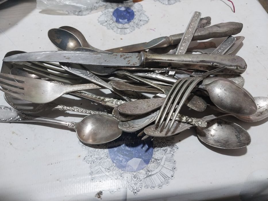 Мелихеровие вылки ложки посуды