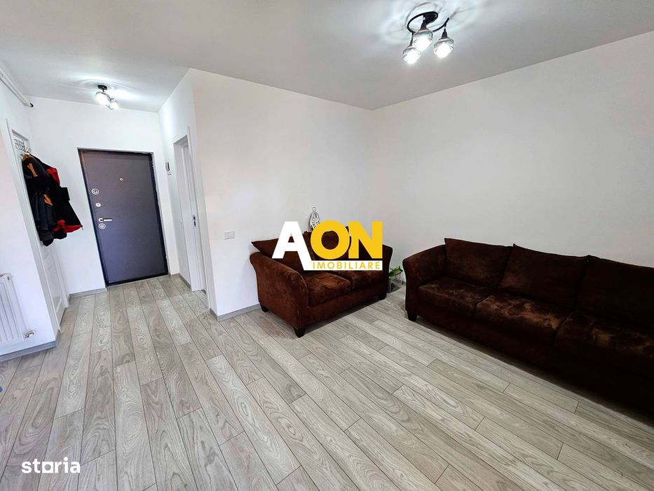 Apartament 2 camere, mobilat, utilat, et. 1, parcare proprie, bloc nou