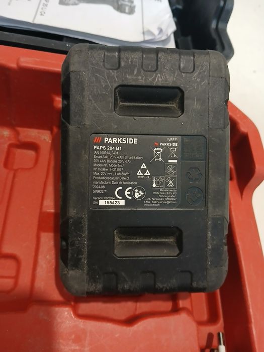 Продавам винтоверт парксайд 20 волта 4 ампер часа