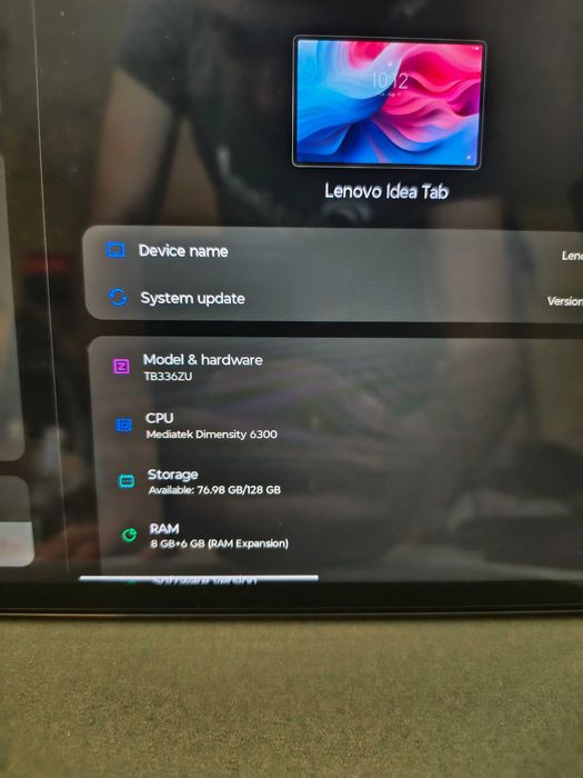 Таблет Lenovo Idea tab 5G  8g 128gb