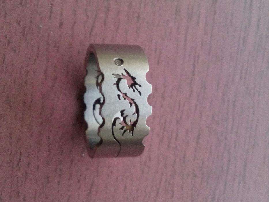 Vand inel barbatesc nou din inox