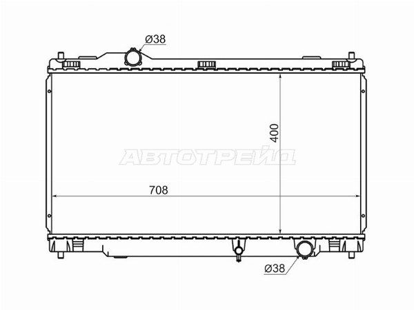 Радиатор охлаждения двигателя  Lexus Gs 300
