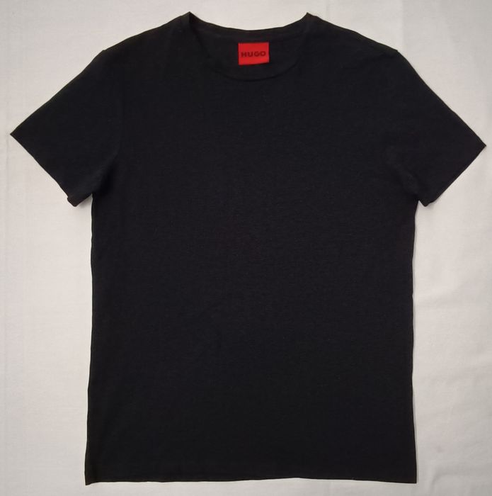 Hugo Boss Shirt оригинална тениска M Бос памучна черна фланелка