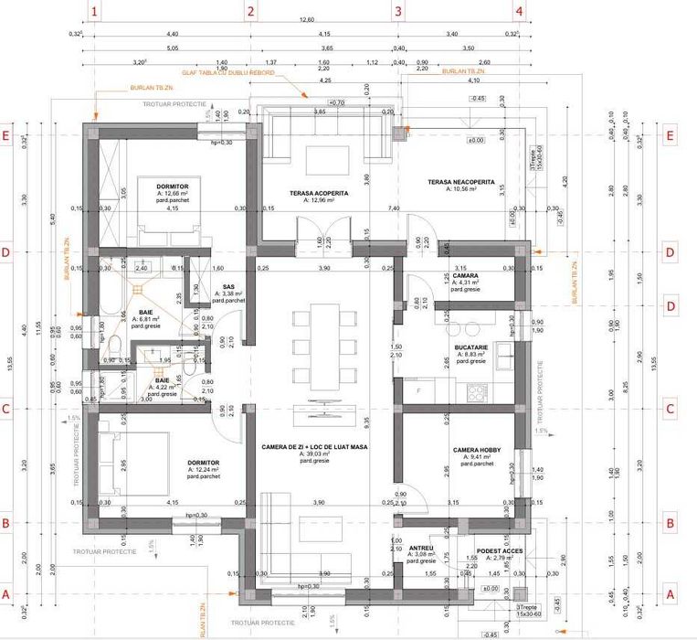 Casa 4 camere, Cihei