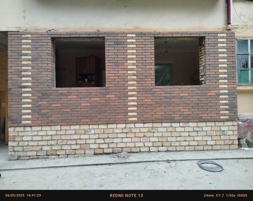 Balkonga g'isht teramiz.Kladka balkon.Керпичная кладка балканов