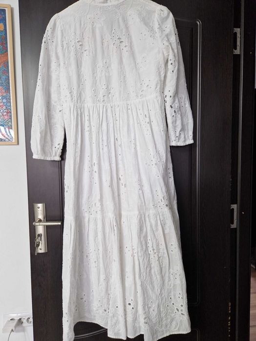 Rochie midi albă