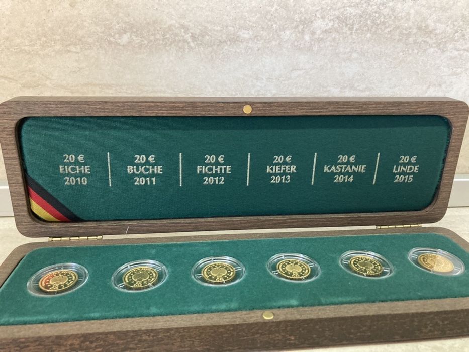 Златен сет монети 24K