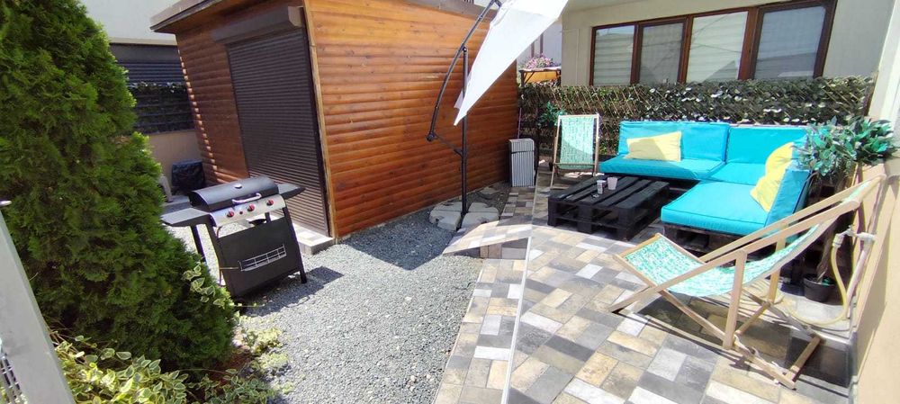 Cazare apartament cu gradina/Mamaia Nord/2min de plaja/Acceptam card vacanta