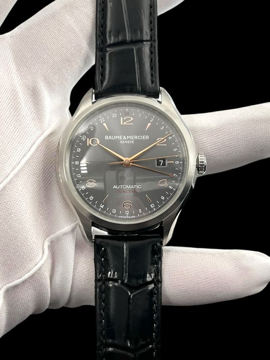 Baume & Mercier Clifton Automatic GMT – Anthracite Sunray Dial мъжки часовник