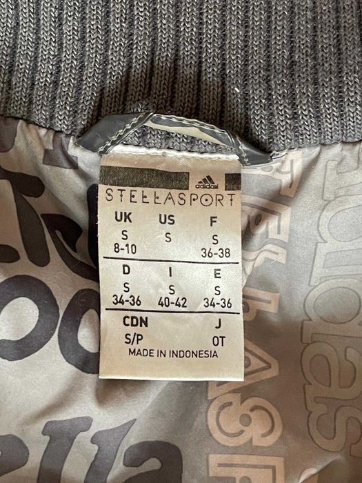 Geaca gri fete femei Adidas x Stella McCartney