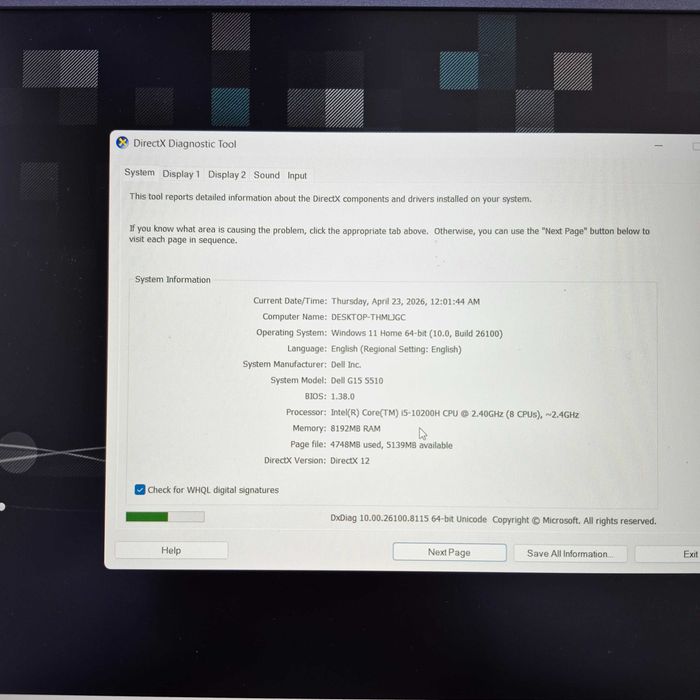 Laptop DELL Gaming 15.6, G15 5510, i5-10200H up to 4.10 GHz 8GB DDR4 512GB SSD, GeForce GTX 1650 4GB Zeus Amanet Militari 34997