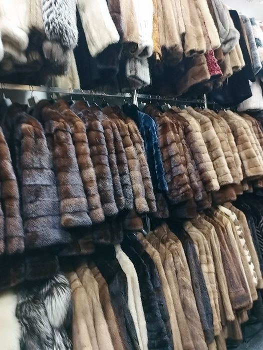 Мех натуральный Шуба 52/54 Новый Норка и Енот 54 оЖилетки