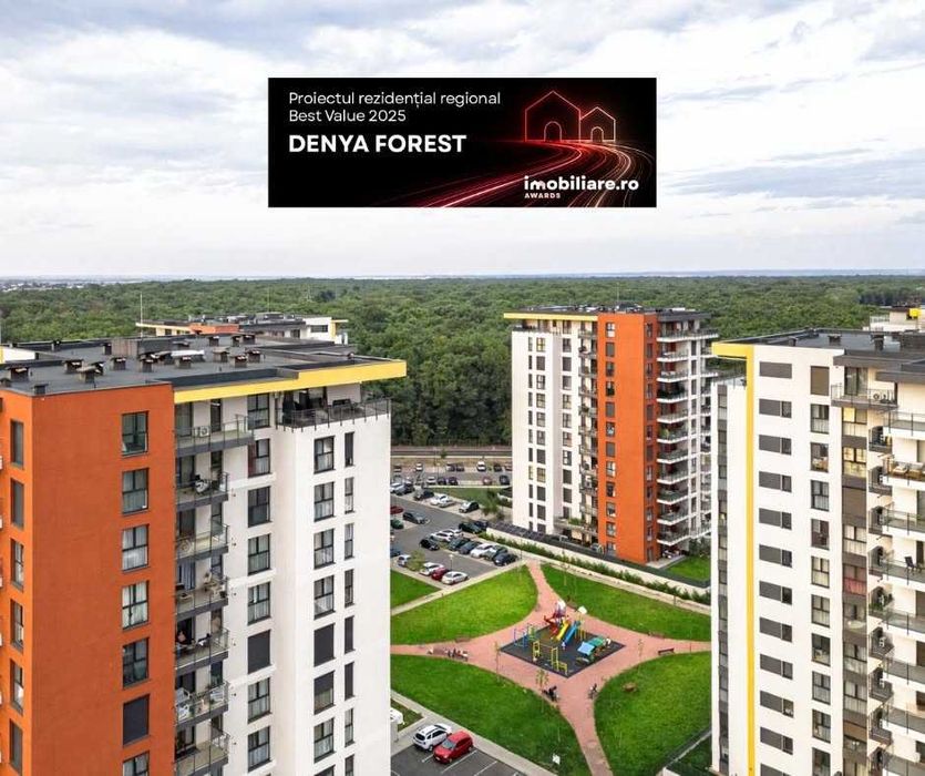PROPIETAR inchiriez Apartament 2 camere, prima închiriere, totul nou – Pădurea Verde, Timișoara, Complex Denya Forest
