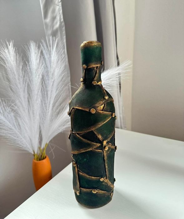 Sticlă decorativă unicat – design artizanal în stil industrial-elegant