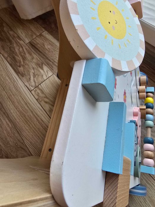 Дървена играчка Moni Toys за прохождане, 12 месеца +