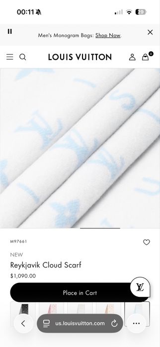 Продам шарф Louis Vuitton оригинал